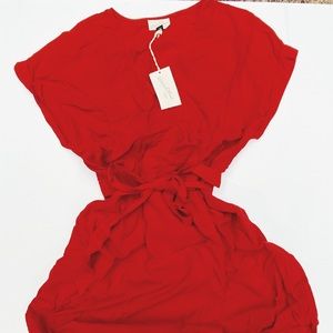 Brand New! “Universal Red” Wrap Dress in Red